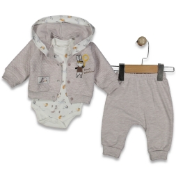 ERKEK 3/9 AY KAPİTONE 3LÜ KAPŞONLU TAKIM