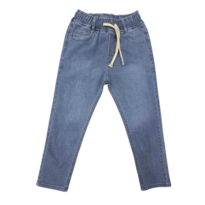 ERKEK 5/8 YAŞ BELİ LASTİKLİ KOT PANTALON