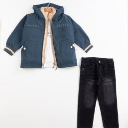 ERKEK 5/8 YAŞ RAFTED NAKIŞLI 4 LÜ TAKIM