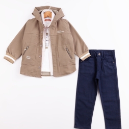 ERKEK 5/8 YAŞ SOMENE HIRKALI MEVSİMLİK 4 LÜ TAKIM