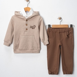 ERKEK 6/10 YAŞ ERKEK GÖMLEKLİ ÜÇLÜ TAKIM