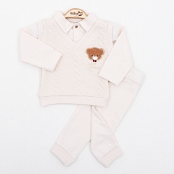 ERKEK 6/12 AY BEST FRİEND SÜETER DETAYLI 2Lİ TAKIM