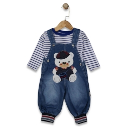 ERKEK 6/12 AY ÇANTALI AYI BAHÇIVAN SALOPET