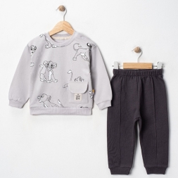 ERKEK 6/18 AY CEPLİ LİON KİNG ERKEK BEBEK TAKIM