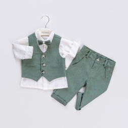 ERKEK 6/18 AY YELEKLİ CEKET TAKIM