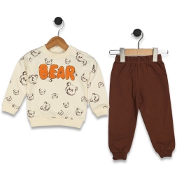 ERKEK 6/24 AY BEAR NAKIŞLI İKİLİ TAKIM.