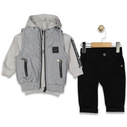 ERKEK 6/24 AY DİOR 3LU YELEK TAKIM