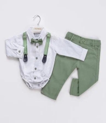 ERKEK 6/24 AY SLOPETLİ PAPYONLU 2 Lİ TAKIM