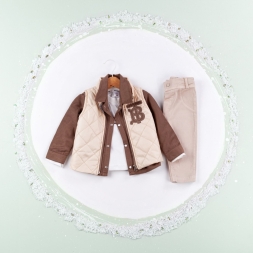 ERKEK 6/24 AY TB NAKIŞLI YELEK  TAKIM