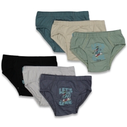 ERKEK 6/7 YAŞ ERKEK ÇOCUK BASKILI SLİP