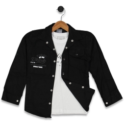 ERKEK 8/12 YAŞ WİKİLAND 2’Lİ KOT GÖMLEK