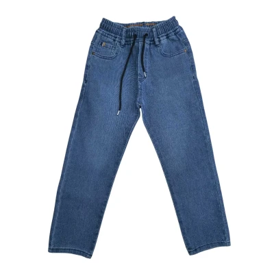 ERKEK 9/12 YAŞ BELİ LASTİKLİ KOT PANTALON