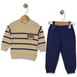 ERKEK 9/18 AY ÇİZGİLİ AYI TAKIM