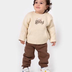 ERKEK 9/24 AY  CEPLİ VE BASKI DETAYLI  TAKIM