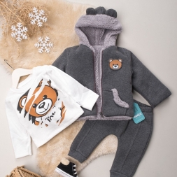 ERKEK 9/24 AY KABARTMA AYI BASKILI ÜÇLÜ TAKIM