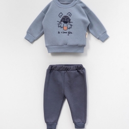 ERKEK 9/24 AY KAPLAN NAKIŞLI KIŞLIK İKİLİ TAKIM