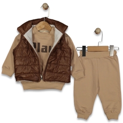 ERKEK 9/24 AY PLAY YELEKLİ ÜÇLÜ TAKIM