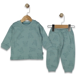 ERKEK 9/24 AY PUANLI AYI PJAMA TAKIM