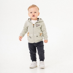 ERKEK 9/24 AY RAW BASKILI 3LÜ EŞOFMAN TAKIM