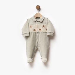 FLEXIBABY 214175 BEBE KADİFE TULUM