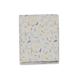 UNISEX 1/12 AY BASKILI MÜSLİN BATTANİYE