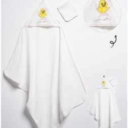 UNISEX 1/18 AY CİVCİV NAKIŞLI HAVLU SİLGİ