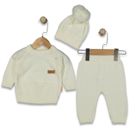 UNISEX 6/12 AY OMUZ DÜĞMELİ İKİLİ TAKIM