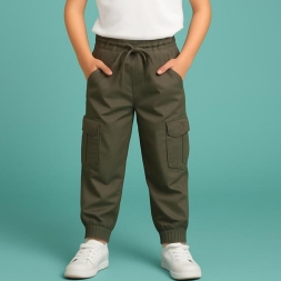 ERKEK 3/7 YAŞ KOMANDO GABARDİN PANTOLON