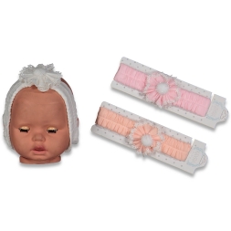 KIZ 3/18 AY PENYE PONPON ÇİÇEK SAÇBANDI