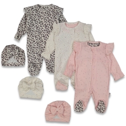 KIZ 0/3 AY FARKLI DESEN 3LÜ TULUM SET