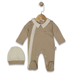 KIZ 0/6 AY ARMN BASKILI ŞAPKALI TULUM