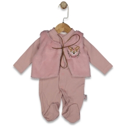 KIZ 0/6 AY ÇİÇEK HALKALI GEYİK TULUM