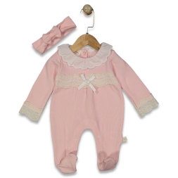 KIZ 0/6 AY ÖNLÜK YAKA ÖN DANTELLİ TULUM