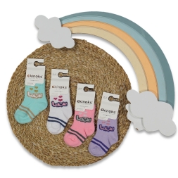 KIZ 1/1 AY 12\'Lİ AKYER DESEN KIZ BEBE MEVSİMLİK SO