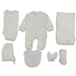 KIZ 1/1 AY ÇİÇEK BRODELİ 7 Lİ SET