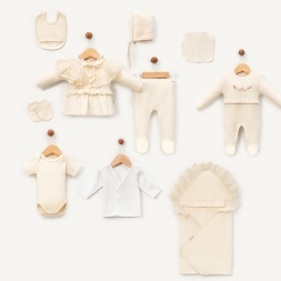 KIZ 1/1 AY MOBİL YAKALI DANTEL 10LU SET