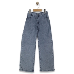 KIZ 11/15 YAŞ  ÖNÜ CEPLİ KOT PANTALON