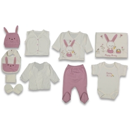 KIZ 1/3 AY TAVŞAN KULAKLI 10 LU SET