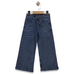 KIZ 13/16 YAŞ  İNCİLİ KOT PANTOLON