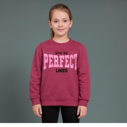 KIZ 13/16 YAŞ SIFIR YAKA GIVE ME PERFECT SWEAT