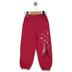 KIZ 1/4 YAŞ ASORTİ RENKLİ BASKILI TEK ALT