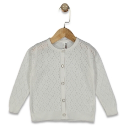 KIZ 1/4 YAŞ BAKLAVA DESENLİ TRİKO ÜST