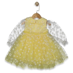KIZ 1/4 YAŞ PAPATYA ALTIN ELBİSE
