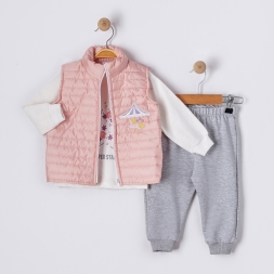 KIZ 1/4 YELEKLİ 3’LÜ TAKIM