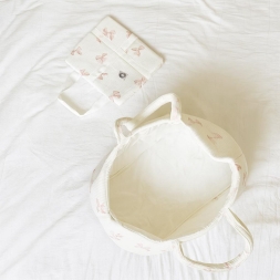 KIZ 1/9 AY FİYONK DESENLİ LUX İKİLİ TAŞIMA SETİ