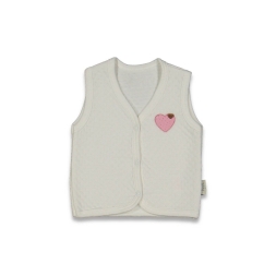 KIZ 1/9 AY KALPLİ KAPİTONE TEK KAT YELEK