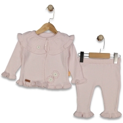 KIZ 24 AY/24 AY AY GENİŞ YAKA FIRFIRLI HIRKA TAKIM