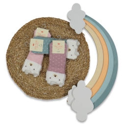 KIZ 2/4 YAŞ PELUŞLU KIZ HAVLU SOKET ÇORAP