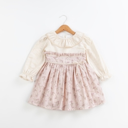 KIZ 2/5 YAŞ BEL DETAYLI ELBİSE