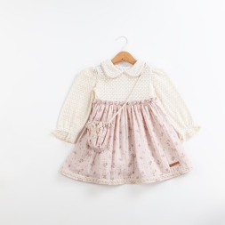 KIZ 2/5 YAŞ ÇANTALI ELBİSE